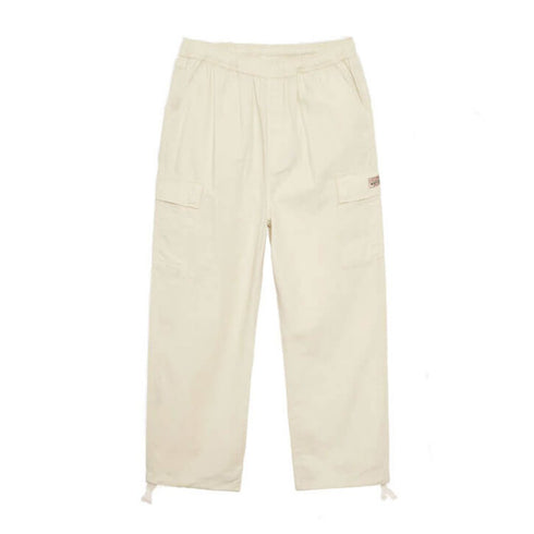 Stussy Ripstop Cargo Beach Pant Cream - Streetart.fr