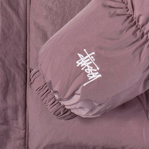 Stussy Ripstop Down Puffer Jacket - Rose - Streetart.fr