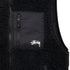 Stussy Sherpa Reversilbe Jacket - Black - Streetart.fr
