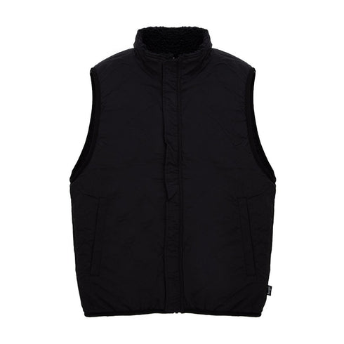 Stussy Sherpa Reversilbe Jacket - Black - Streetart.fr