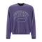 Stussy Varsity Oversized Sweat Crew Knit Washed Blue - Streetart.fr