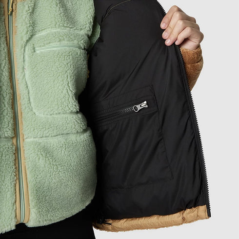 The North Face W' Versa Velour Nuptse - Almond Butter - Streetart.fr