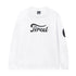 Tired Moto Sports T-Shirt Manches Longues - White - Streetart.fr