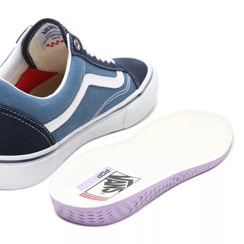 Vans Skate Old Skool Pro Chaussure - Navy / White - Streetart.fr