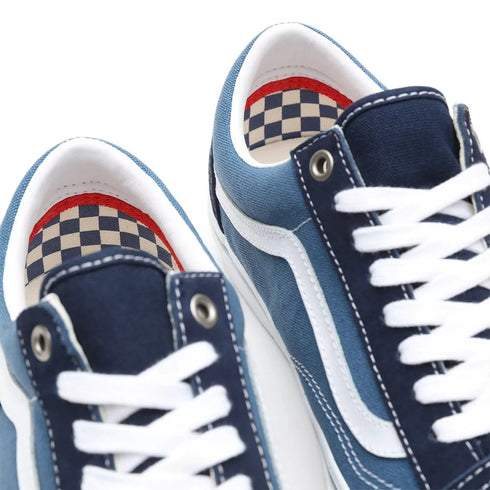 Vans Skate Old Skool Pro Chaussure - Navy / White - Streetart.fr