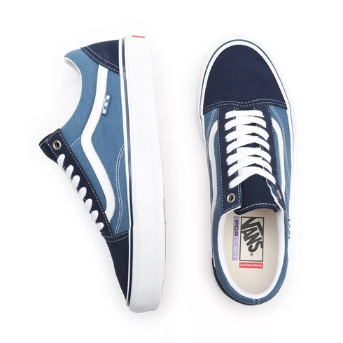 Vans Skate Old Skool Pro Chaussure - Navy / White - Streetart.fr