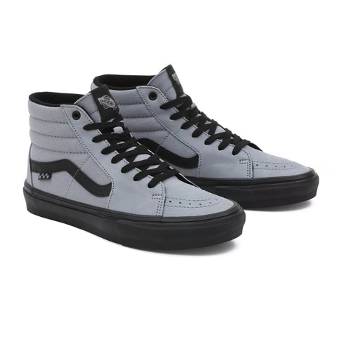 Vans Skate Sk8-Hi Nubuck - Washed Blue / Black - Streetart.fr