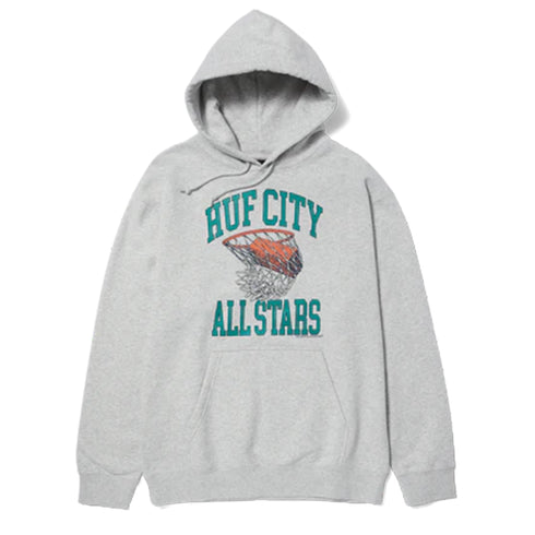 Huf Swish Hoodie - Heather Grey — sweat à capuche