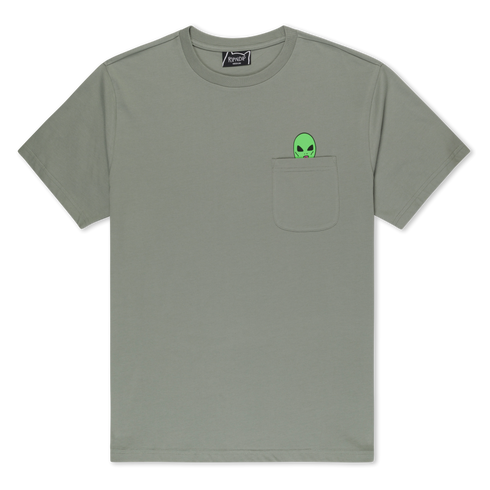 Ripndip Lord Alien Pocket T-Shirt - Dusty Sage