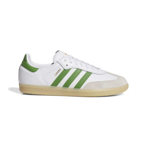Adidas Samba Adv - Cloud White / Crew Green / Gum 3 — chaussures