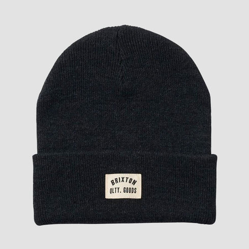 Brixton Union Watch Cap Beanie Black — bonnet
