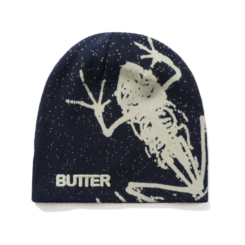 Butter Amphibian Skully Beanie - Midnight - Streetart.fr