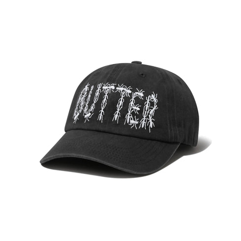 Butter Ants 6 Panel Cap - Washed Black - Streetart.fr