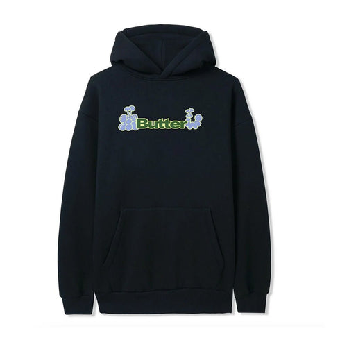 Butter Bugs Logo Pullover Hood - Black — sweat à capuche