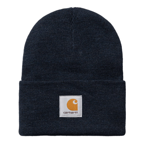 Carhartt WIP Acrylic Watch Hat Beanie - Dark Navy Heather — bonnet