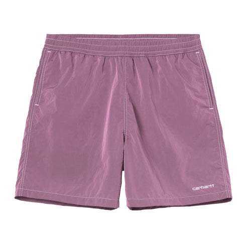 Carhartt WIP Canby Swim Trunks - Gentle Purple / White — short