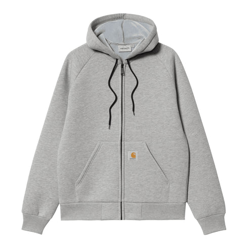 Carhartt WIP Car-Lux Hooded Jacket - Grey Heather / Grey — veste