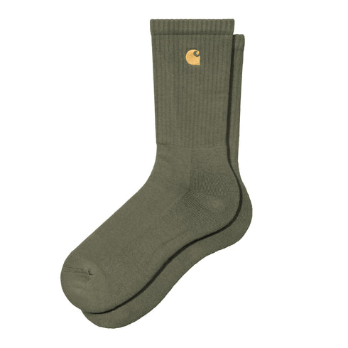 Carhartt WIP Chase Socks - Leaf / Gold — chaussettes