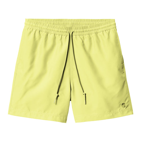 Carhartt WIP Chase Swim Trunks - Artic Lime / Gold — short de bain