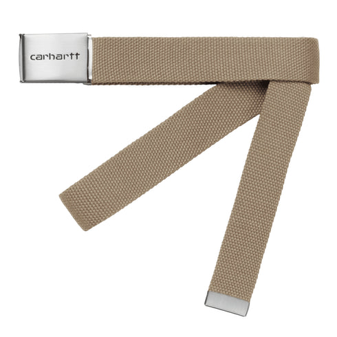 Carhartt WIP Clip Belt Chrome Leather — ceinture
