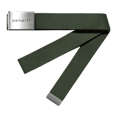 Carhartt WIP Clip Belt Chrome Opuntia — ceinture
