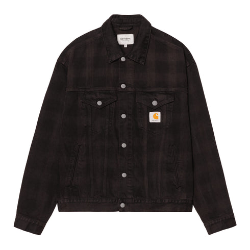 Carhartt WIP Everson Trucker Jacket - Everson Print Black / Pal — veste