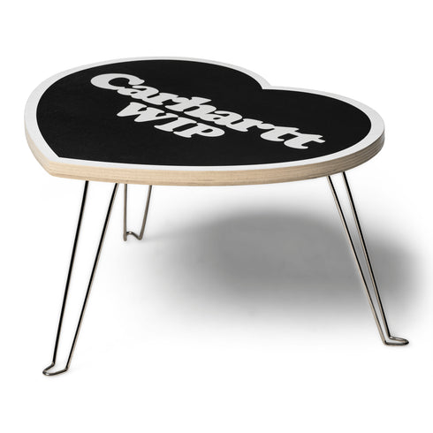 Carhartt WIP Heart Folding Table - Black / White — décoration