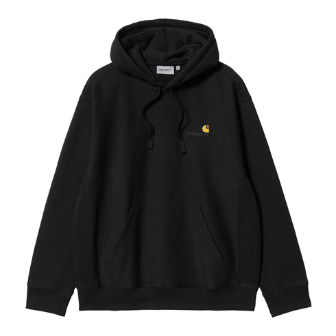Carhartt WIP Hooded American Script - Black — sweat à capuche
