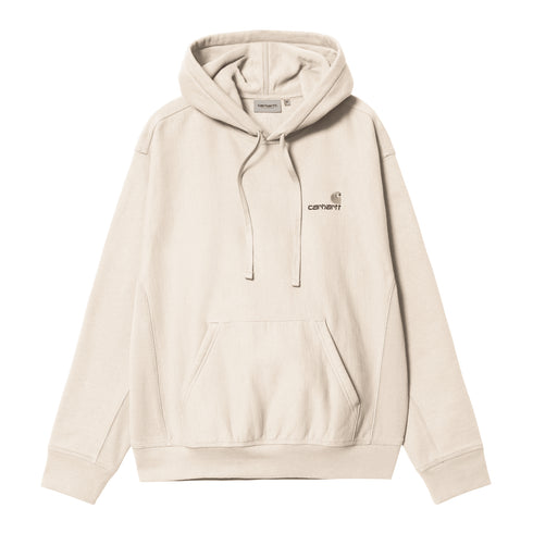 Carhartt WIP Hooded American Script Moonbeam — sweat à capuche