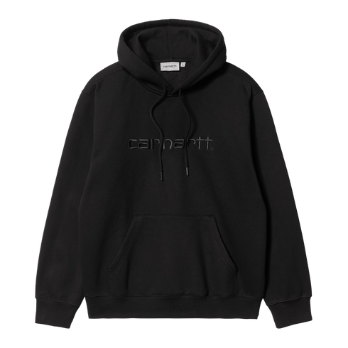 Carhartt Wip Hooded Carhartt Sweat - Black / Black - I030547_00E_XX