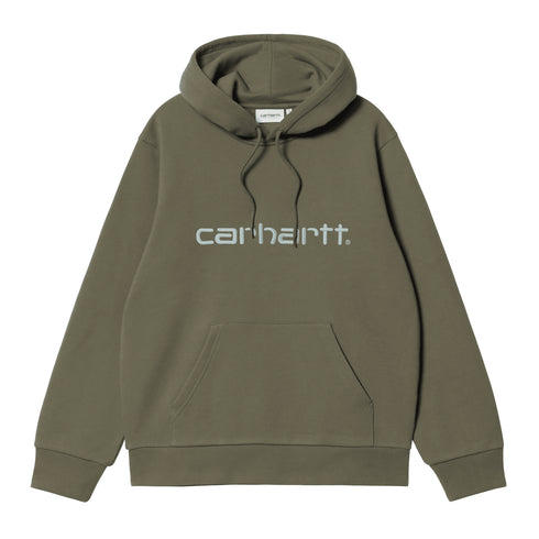 Carhartt WIP Hooded Carhartt WIP - Leaf / Tourmaline — sweat à capuche