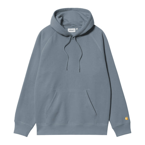 Carhartt WIP Hooded Chase - Angelite / Gold — sweat à capuche