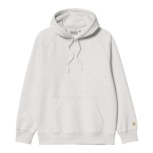 Carhartt WIP Hooded Chase - Ash Heather / Gold — sweat à capuche