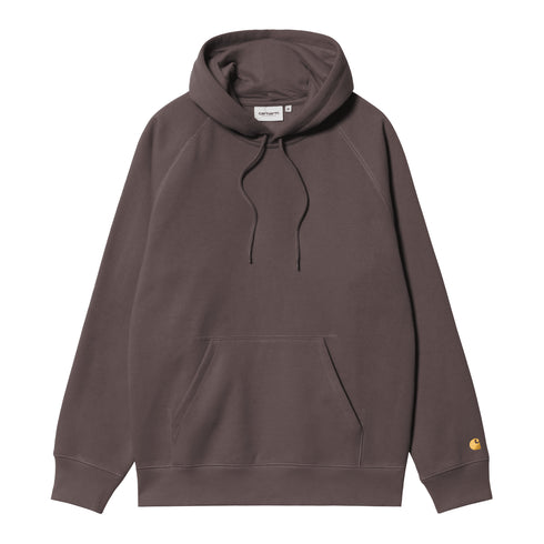 Carhartt WIP Hooded Chase - Shale / Gold — sweat à capuche