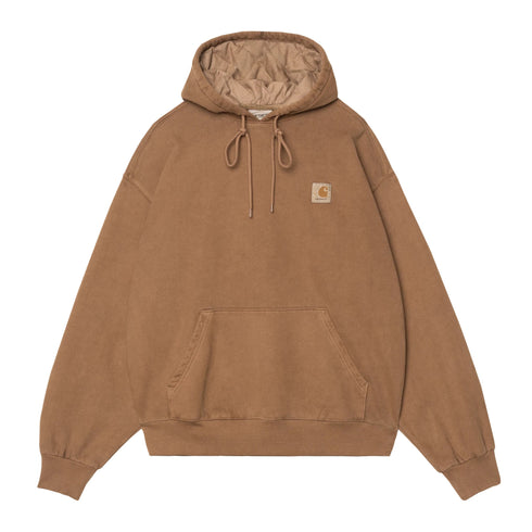 Carhartt WIP Hooded Vista Sweat - Wip H Brown Garment Dyed - Streetart.fr