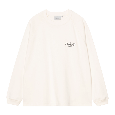Carhartt WIP L/S Signature Rib T-Shrit - Wax / Black - I037121_0D3_XX