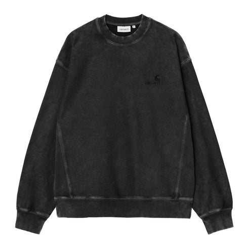 Carhartt WIP Lambert Sweat - Black Moon Wash - Streetart.fr