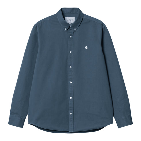 Carhartt WIP L/S Madison Ls - Shirt Ore / Wax — t-shirt manches longues