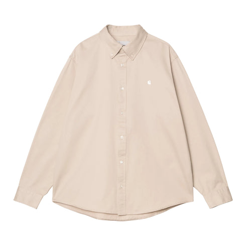 Carhartt WIP L/S Og Madison Shirt - Fleur De Sel - Streetart.fr
