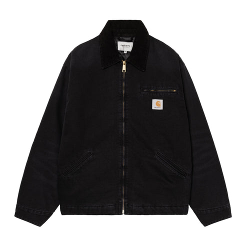 Carhartt Wip Og Detroit Jacket - Black / Black Stone Canvas - I035614_00E_4O