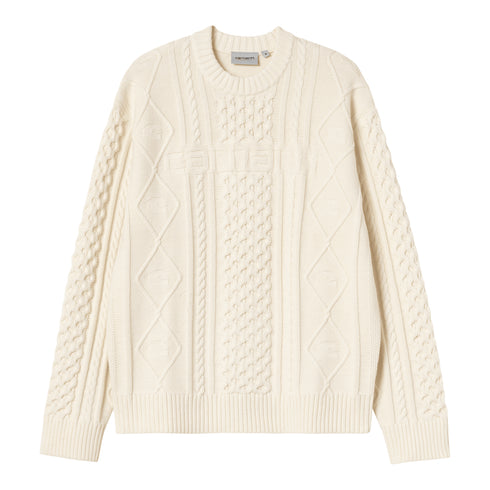 Carhartt WIP Shawn Sweater Pullover Natural — sweatshirt