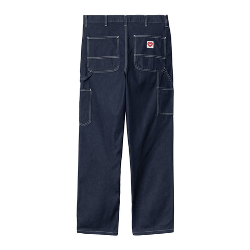 Carhartt WIP Single Knee Pant Pantlon - Blue Rinsed — pantalon