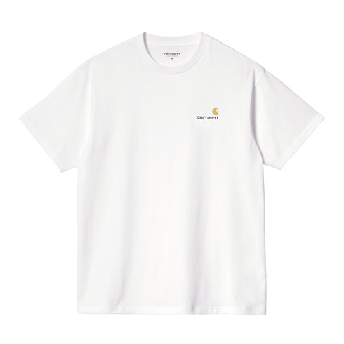 Carhartt WIP S/S American Script - White — t-shirt