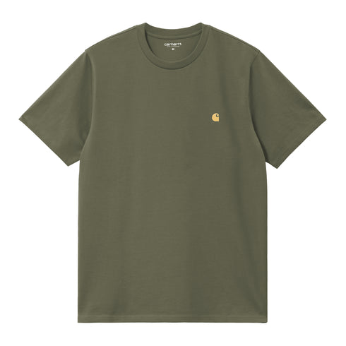 Carhartt WIP S/S Chase - Leaf / Gold — t-shirt