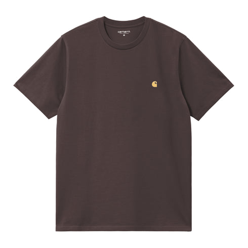 Carhartt WIP S/S Chase - Shale / Gold — t-shirt