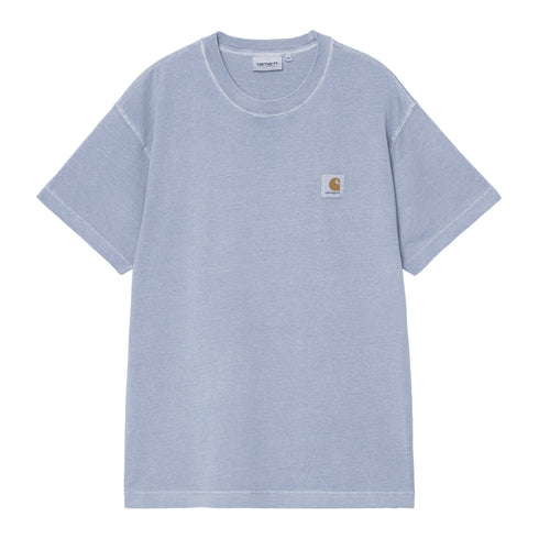 Carhartt WIP S/S Nelson - Gentle Blue Garment Dyed — t-shirt