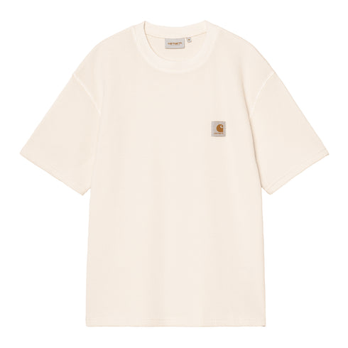Carhartt WIP S/S Nelson Waffle - Natural Garment Dyed — t-shirt