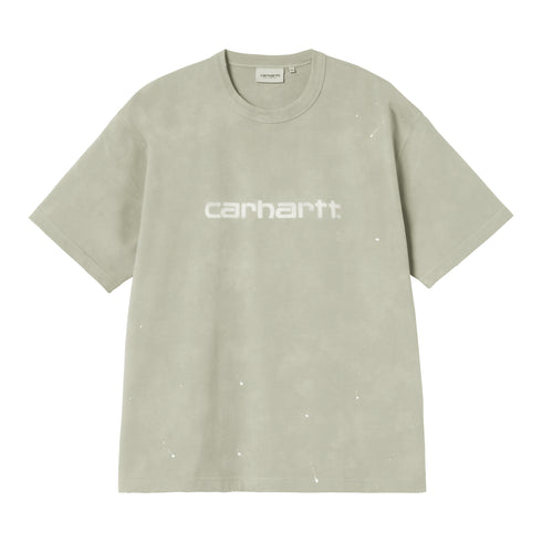 Carhartt WIP S/S Painter - Shady Green Destroy Wash Splat — t-shirt