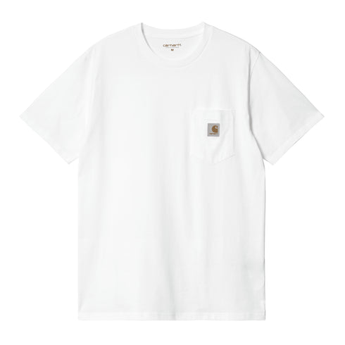 Carhartt WIP S/S Pocket - White — t-shirt