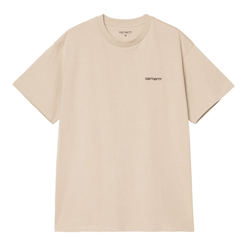 Carhartt WIP S/S Script - Embroidery Wall / Black — t-shirt